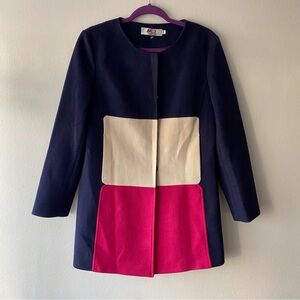 ME Makeover Essentials Tricolor Cape - Dark Blue, White, and Bright Pink